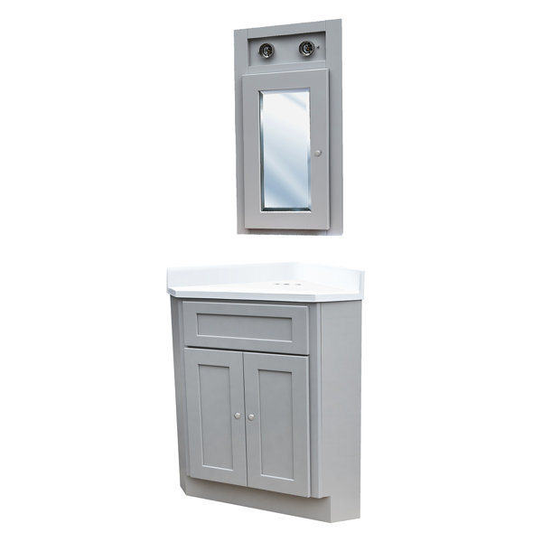 Bathroom-corner-vanity | Wayfair